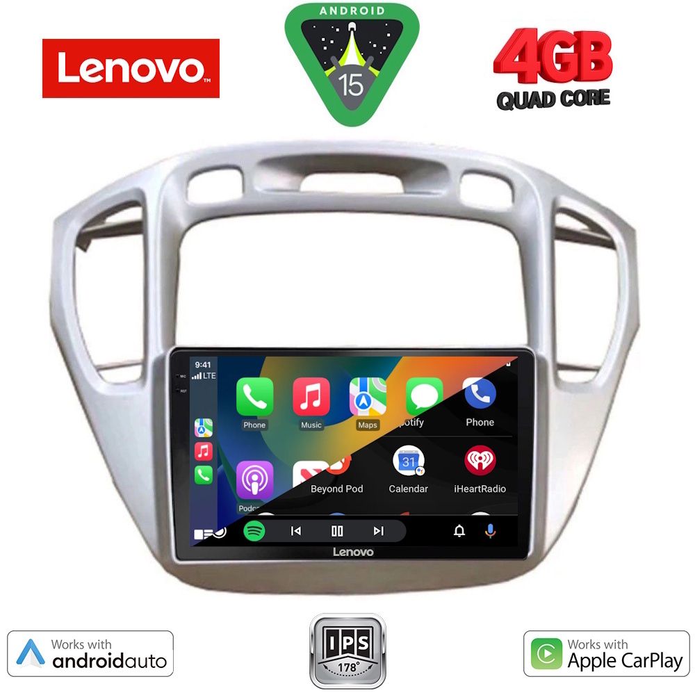 LENOVO LVE 8718_CPAA (9inc) MULTIMEDIA TABLET for TOYOTA HIGHLANDER mod. 2002-2009 - LENOVO LVE 8718_CPAA