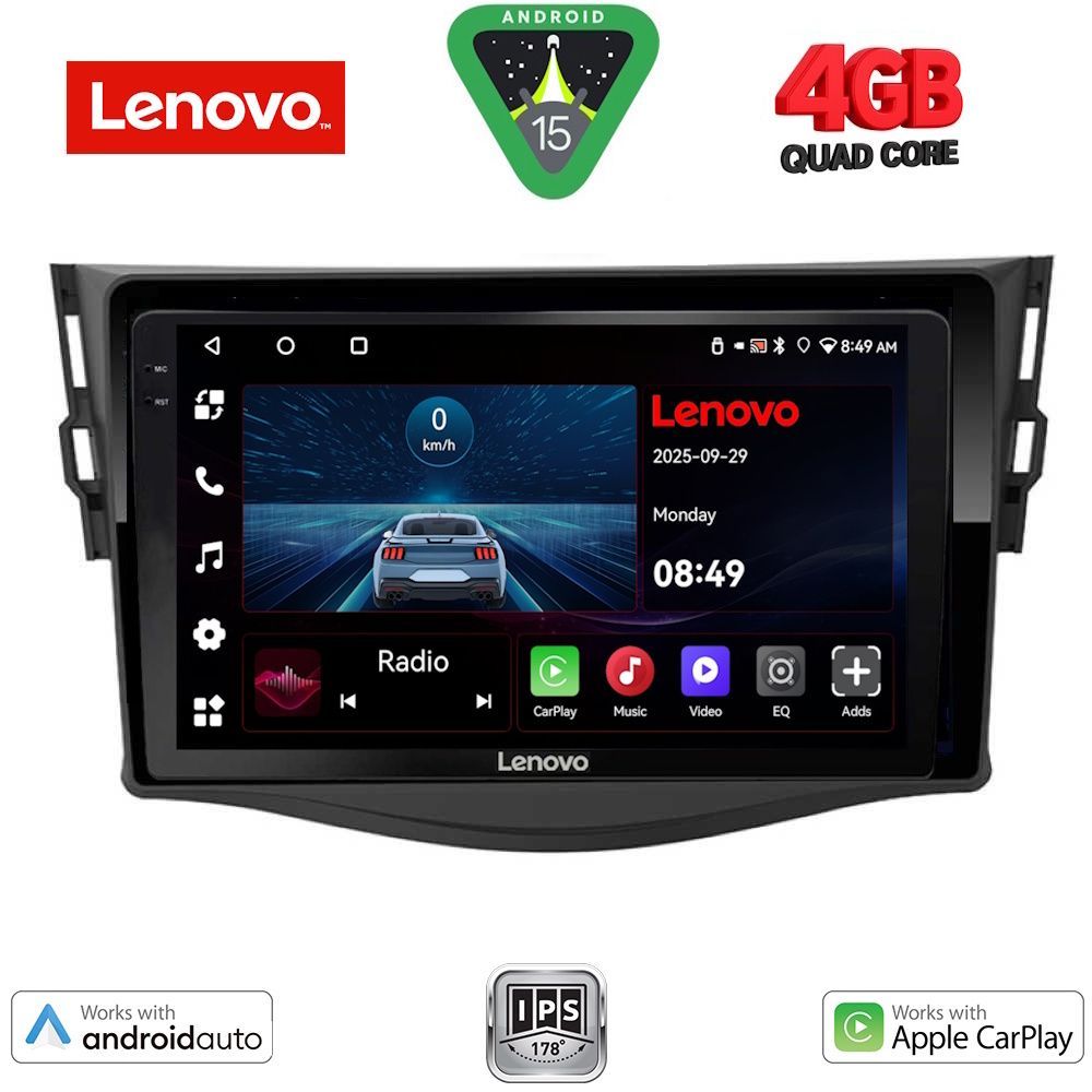 LENOVO LVE 8731_CPAA (9inc) MULTIMEDIA TABLET for TOYOTA RAV 4 mod. 2006-2012 - LENOVO LVE 8731_CPAA