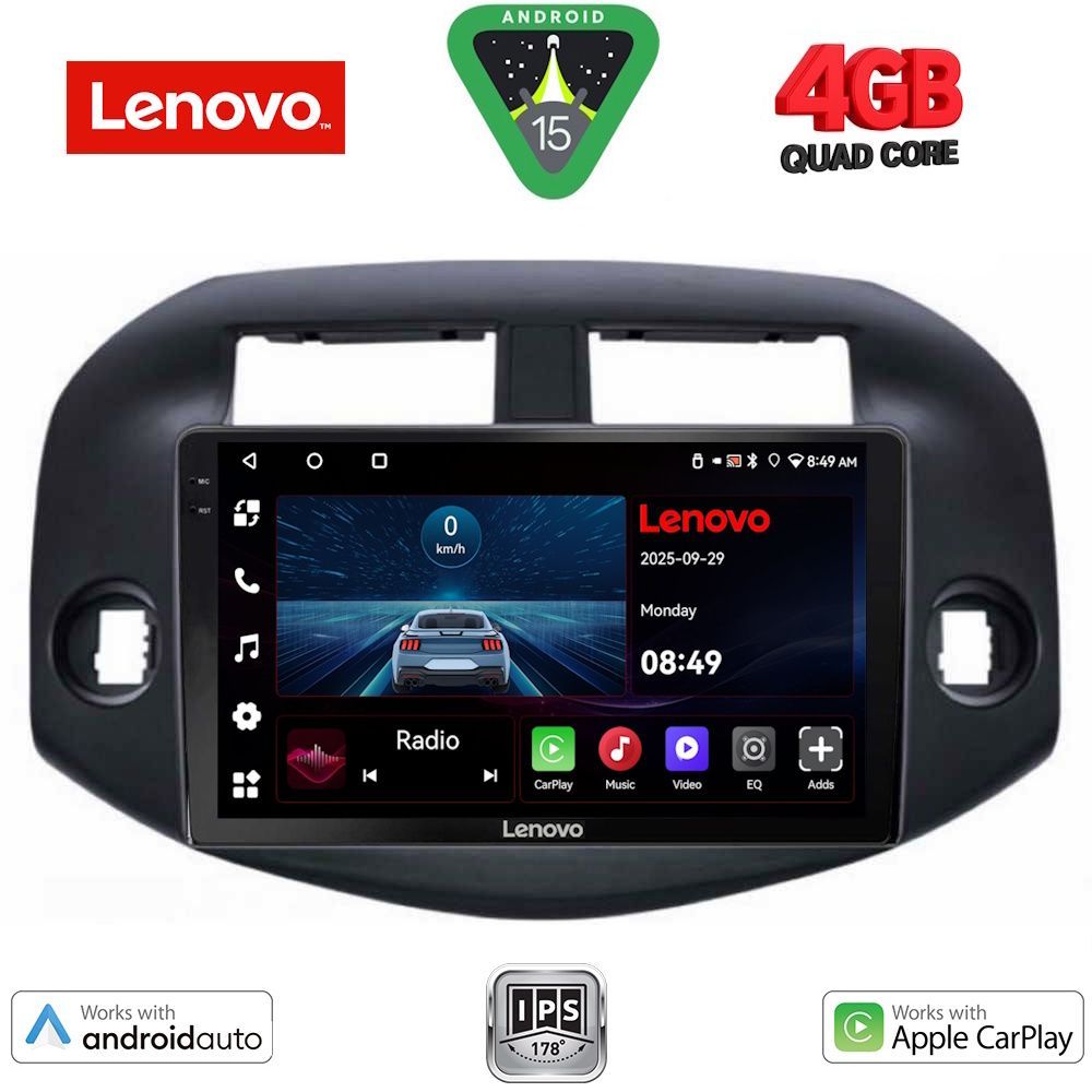 LENOVO LVE 8732_CPAA (10inc) MULTIMEDIA TABLET for TOYOTA RAV 4 mod. 2006-2012 - LENOVO LVE 8732_CPAA