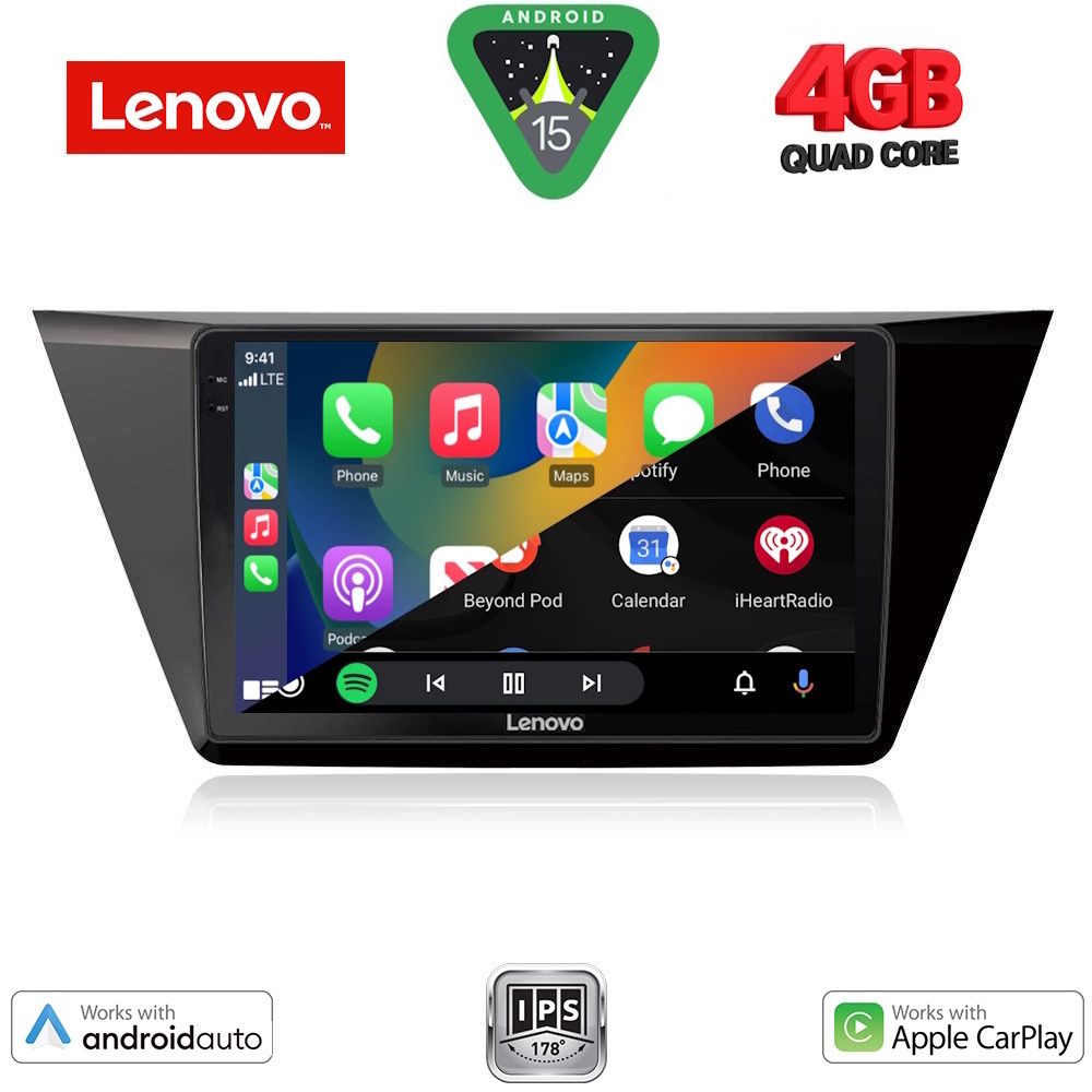 LENOVO LVE 8769_CPAA (10inc) MULTIMEDIA TABLET for VW TOURAN mod. 2016-2026 - LENOVO LVE 8769_CPAA