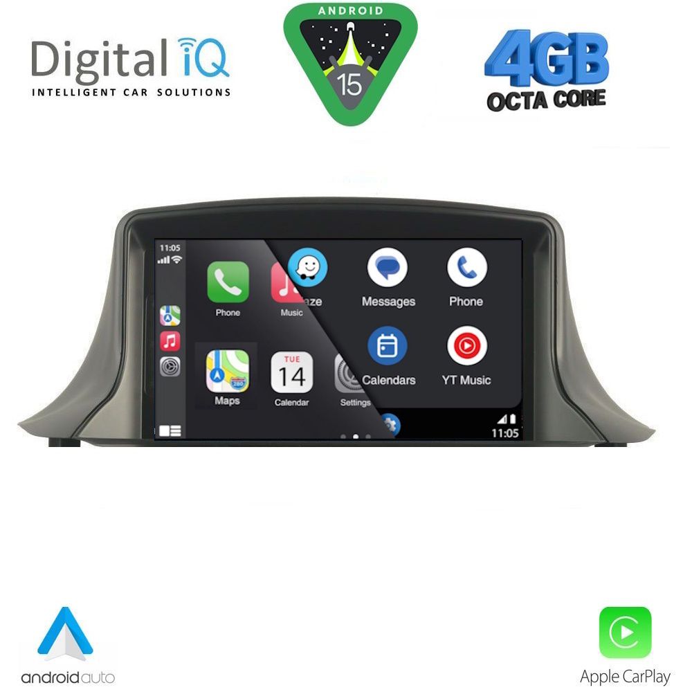 DIGITAL IQ MSG 445_CPA (7" DECK) MULTIMEDIA SYSTEM for RENAULT MEGANE III mod. 2009-2015
