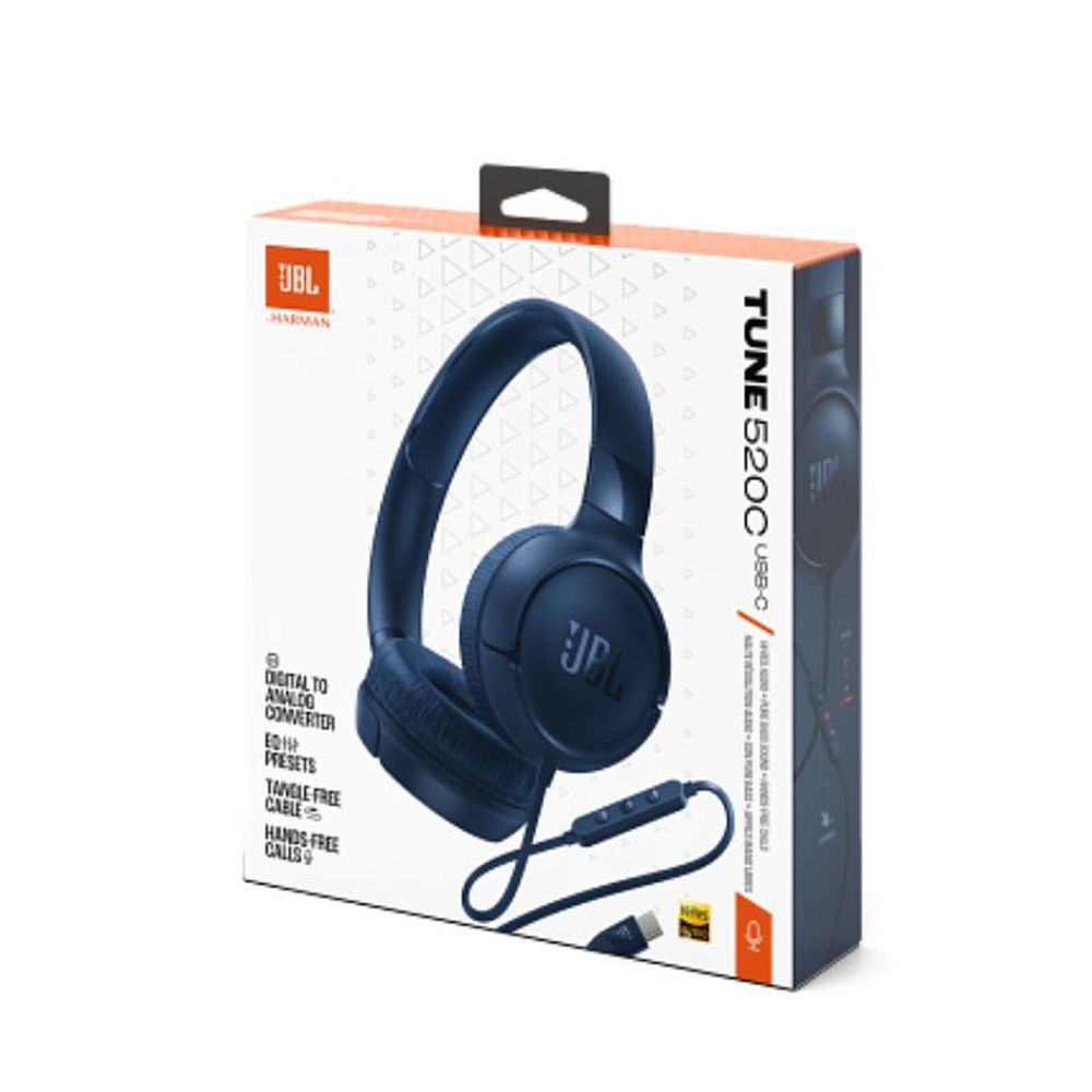 JBL TUNE 520C (BLUE) - JBL TUNE 520C BLUE