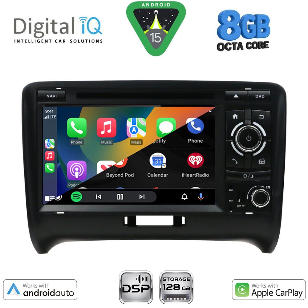 DIGITAL IQ BXF 778_CPAA (7" DVD) MULTIMEDIA SYSTEM for AUDI ΤΤ mod. 2007-2015 - DIGITAL IQ BXF 778_CPAA