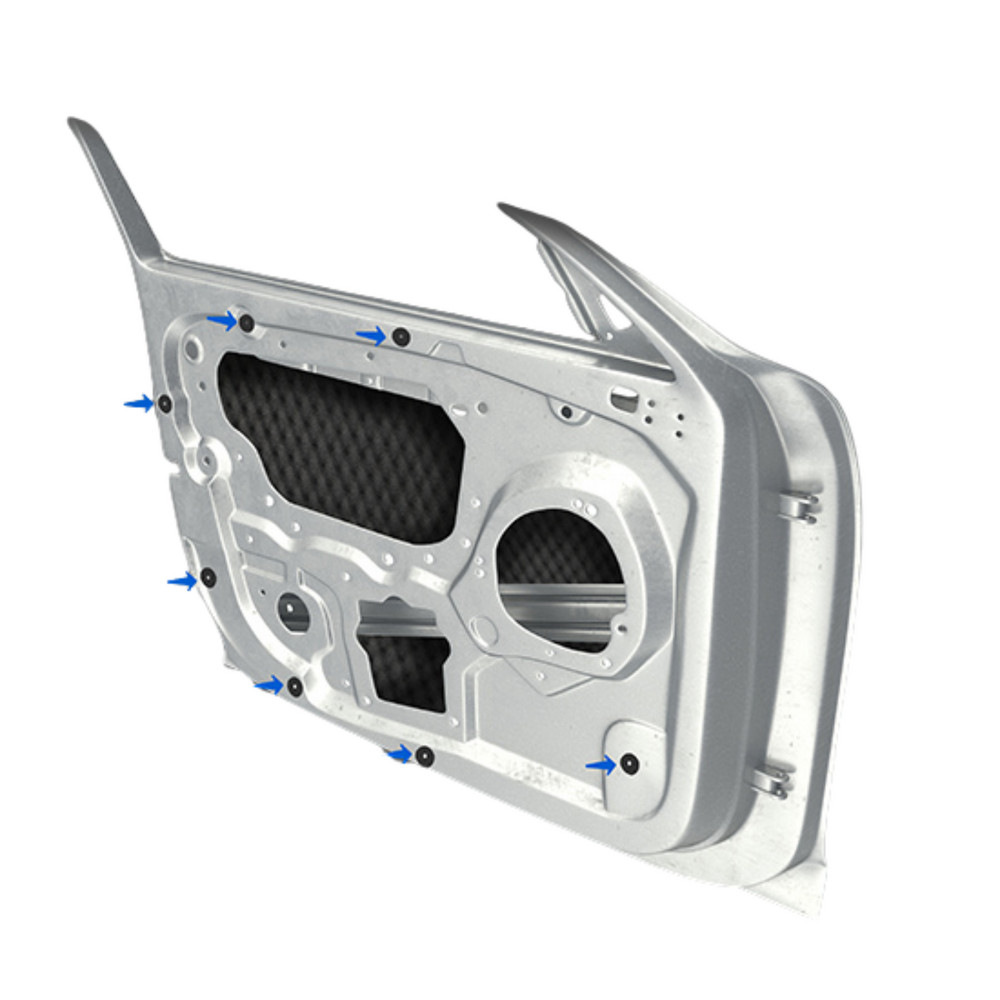 Alternative view of Clip Damper(clips ταπετσαρίας)