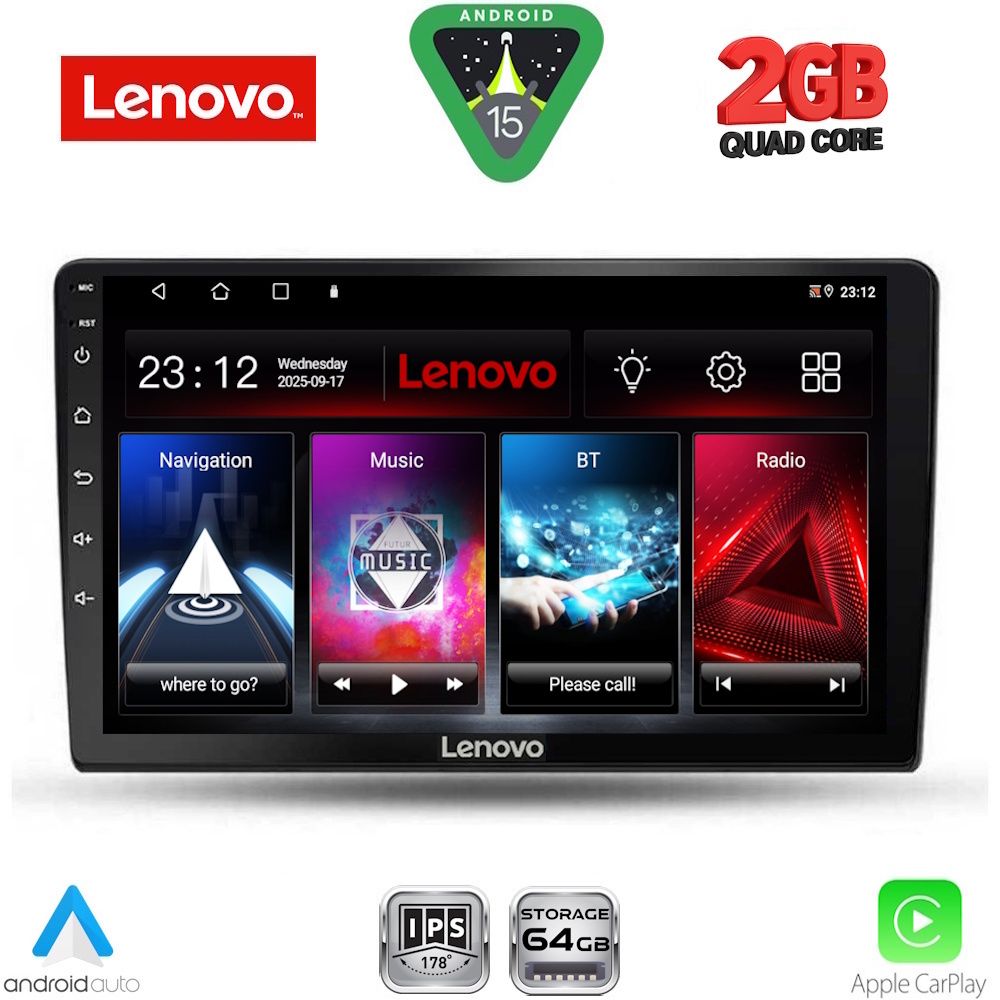 LENOVO LVD 2103B_CPA (9inc) MULTIMEDIA TABLET for DACIA DUSTER mod. 2012-2019 - LENOVO LVD 2103B_CPA