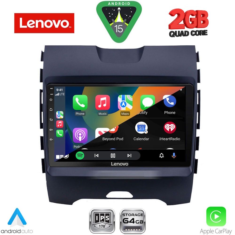 LENOVO LVD 2152_CPA (9inc) MULTIMEDIA TABLET for FORD EDGE mod. 2015-2023 - LENOVO LVD 2152_CPA