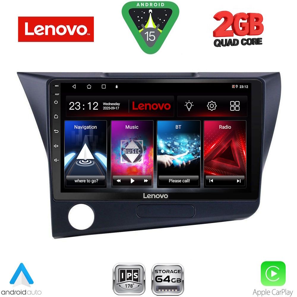 LENOVO LVD 2203_CPA (9inc) MULTIMEDIA TABLET for HONDA CRZ mod. 2010-2016 - LENOVO LVD 2203_CPA
