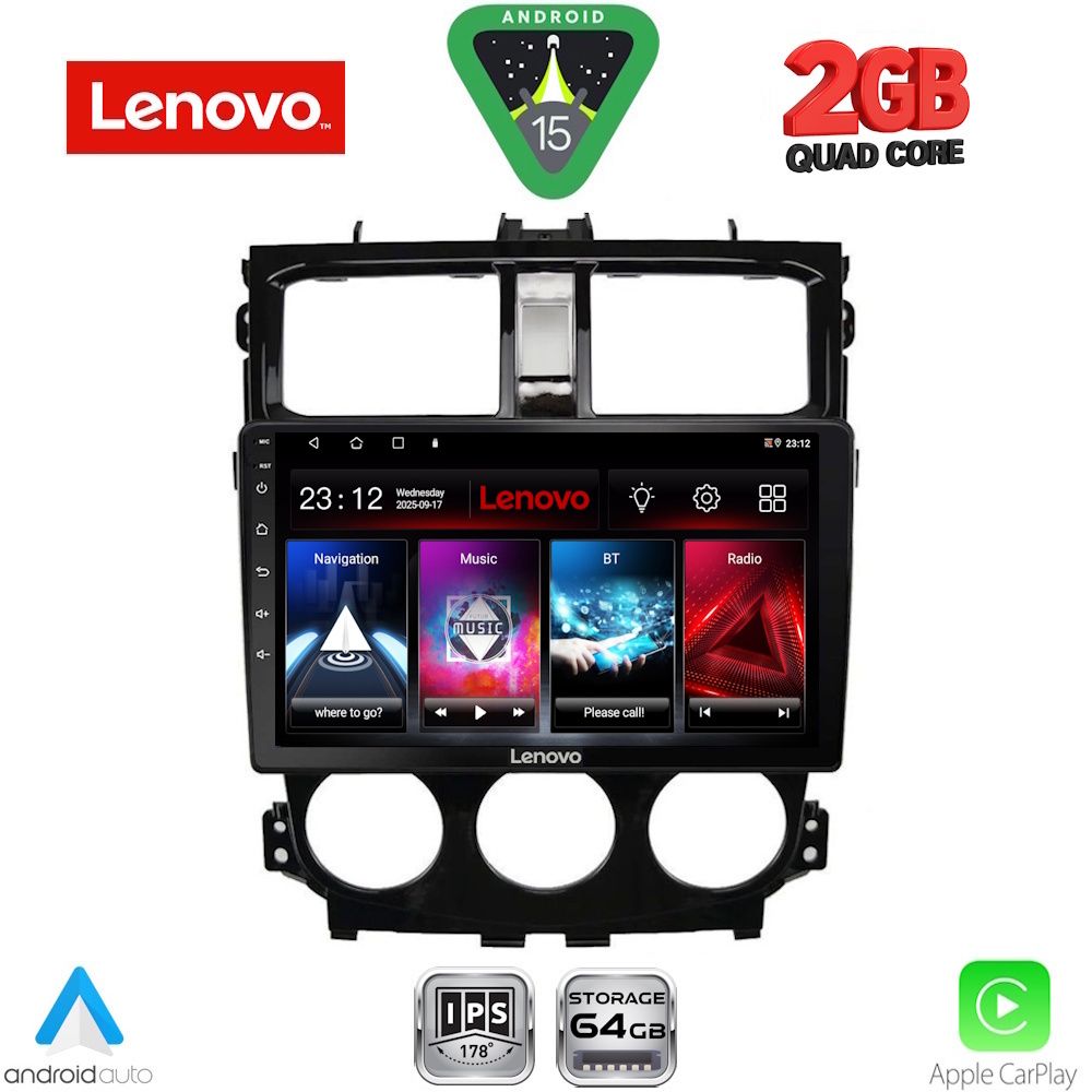 LENOVO LVD 2435_CPA (9inc) MULTIMEDIA TABLET for MITSUBISHI COLT mod. 2013-2023 - LENOVO LVD 2435_CPA