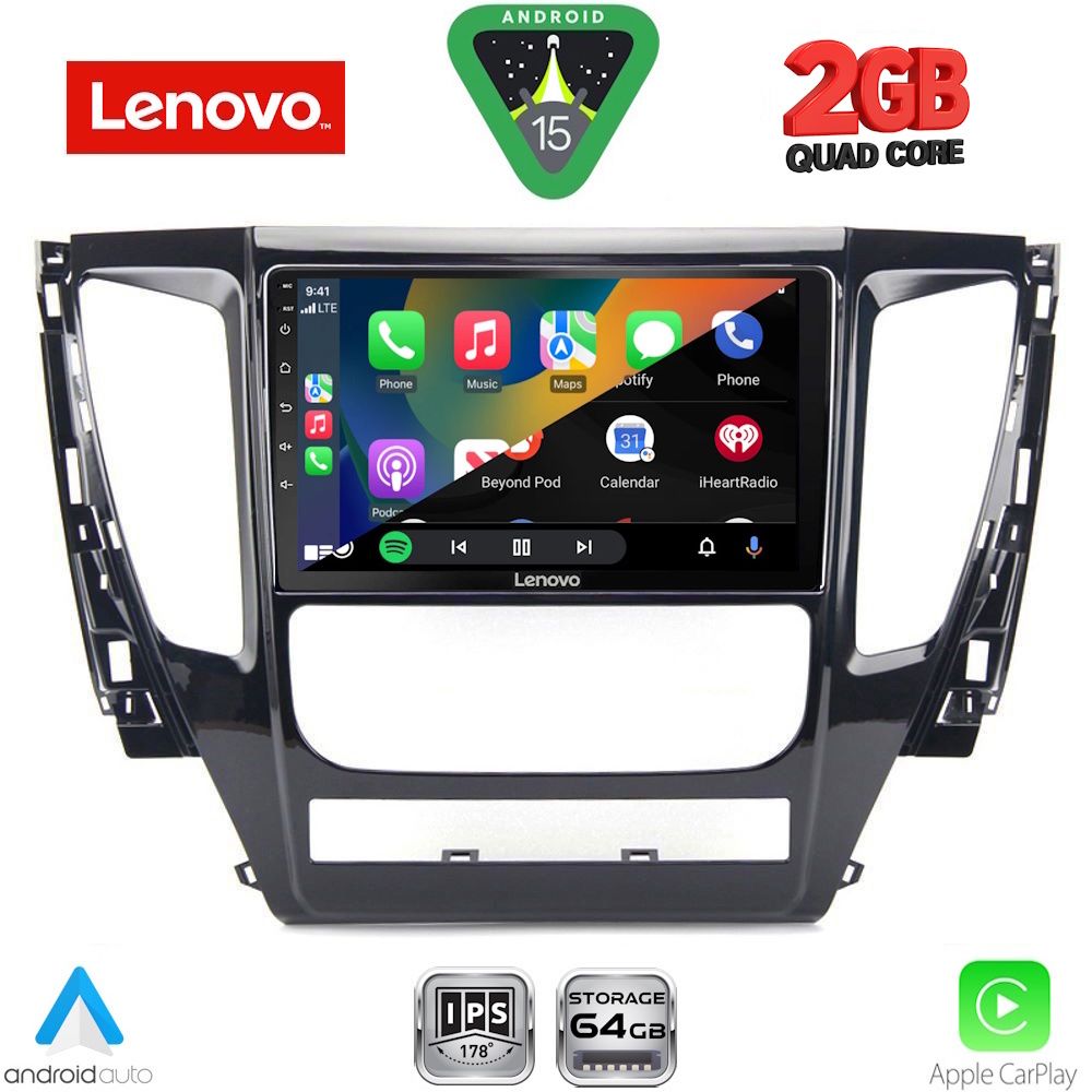 LENOVO LVD 2447A_CPA (9inc) MULTIMEDIA TABLET for MITSUBISHI PAJERO mod. 2013-2020 - LENOVO LVD 2447_CPA