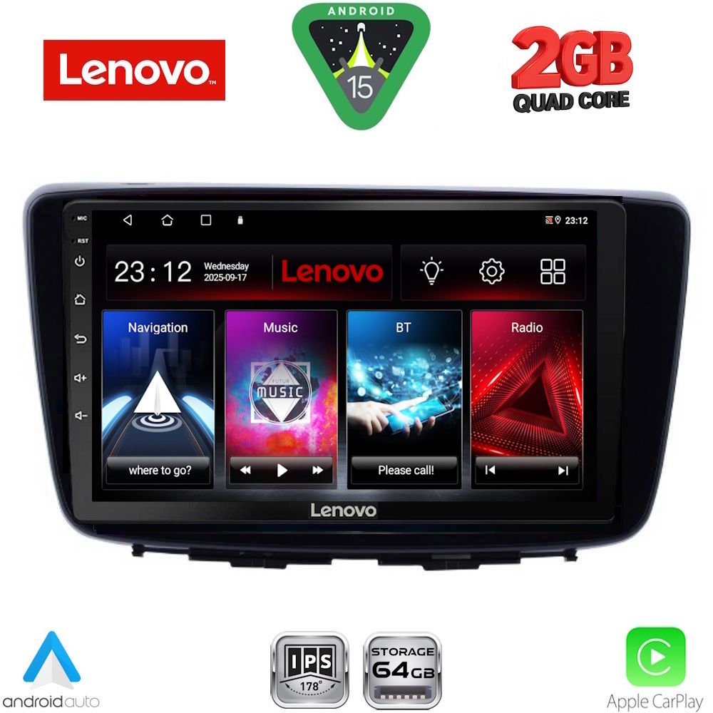 LENOVO LVD 2672_CPA (9inc) MULTIMEDIA TABLET for SUZUKI BALENO mod. 2016-2022 - LENOVO LVD 2672_CPA