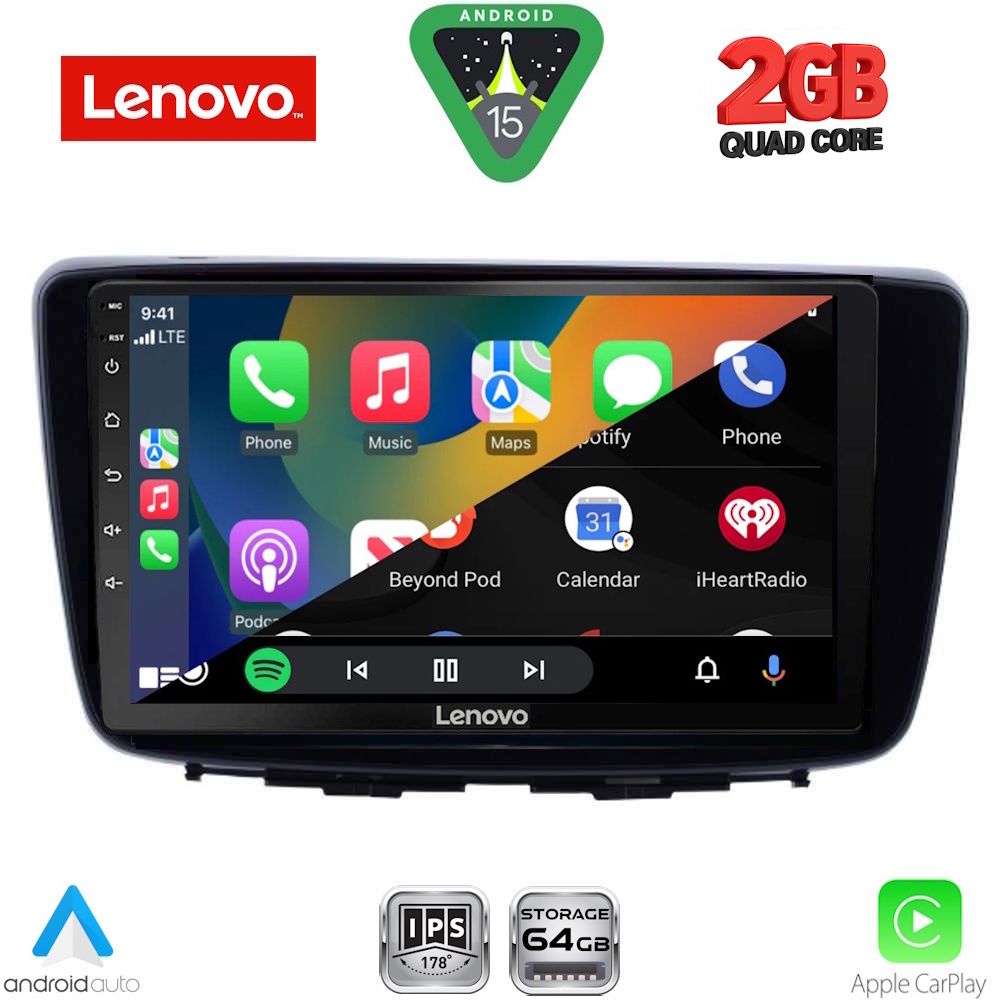 LENOVO LVD 2672_CPA (9inc) MULTIMEDIA TABLET for SUZUKI BALENO mod. 2016-2022 - LENOVO LVD 2672_CPA