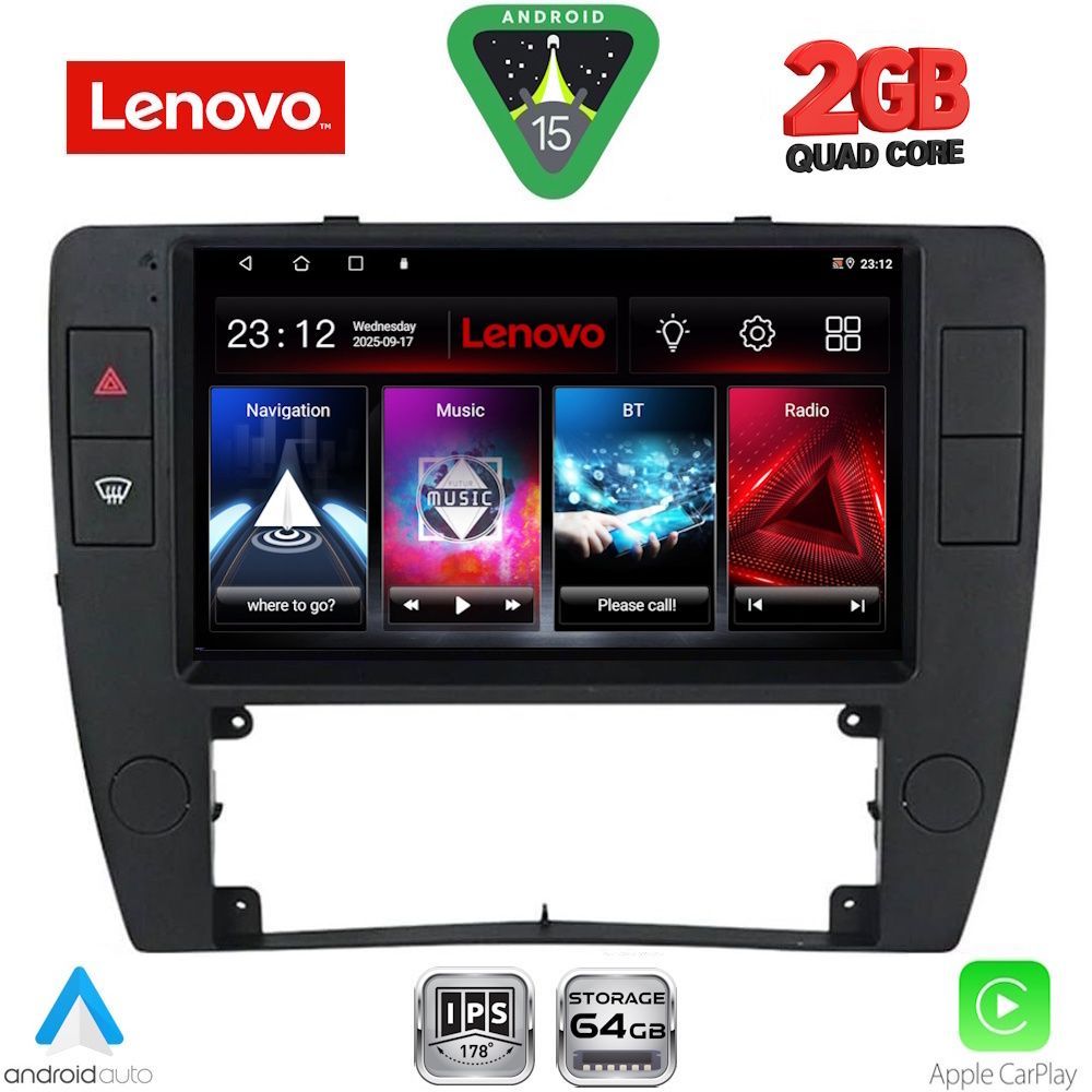 LENOVO LVD 2749_CPA (9inc) MULTIMEDIA TABLET for VW PASSAT mod. 2000-2005