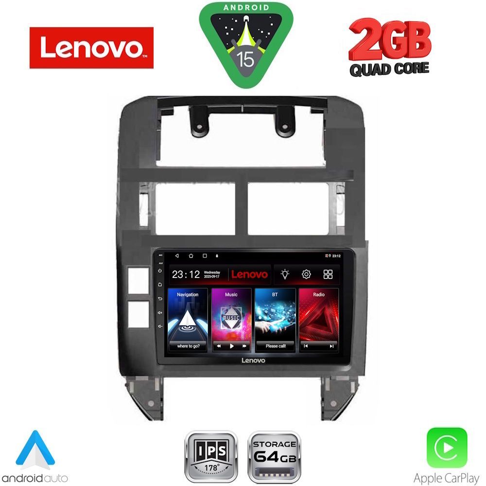 LENOVO LVD 2755_CPA (9inc) MULTIMEDIA TABLET for VW POLO mod. 2002-2009 - LENOVO LVD 2755_CPA