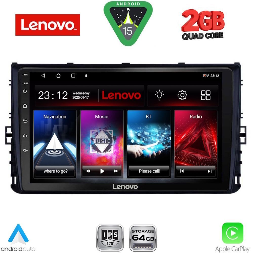 LENOVO LVD 2758_CPA (9inc) MULTIMEDIA TABLET for VW POLO – TROC – TCROSS mod. 2017-2026 - LENOVO LVD 2758_CPA