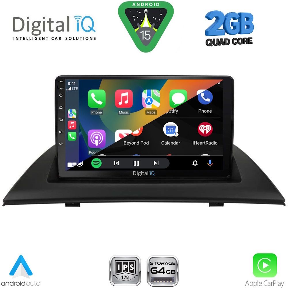 DIGITAL IQ RSD 1058_CPA (9inc) MULTIMEDIA for BMW X3 (E83) mod. 2003-2010 - DIGITAL IQ RSD 1058_CPA