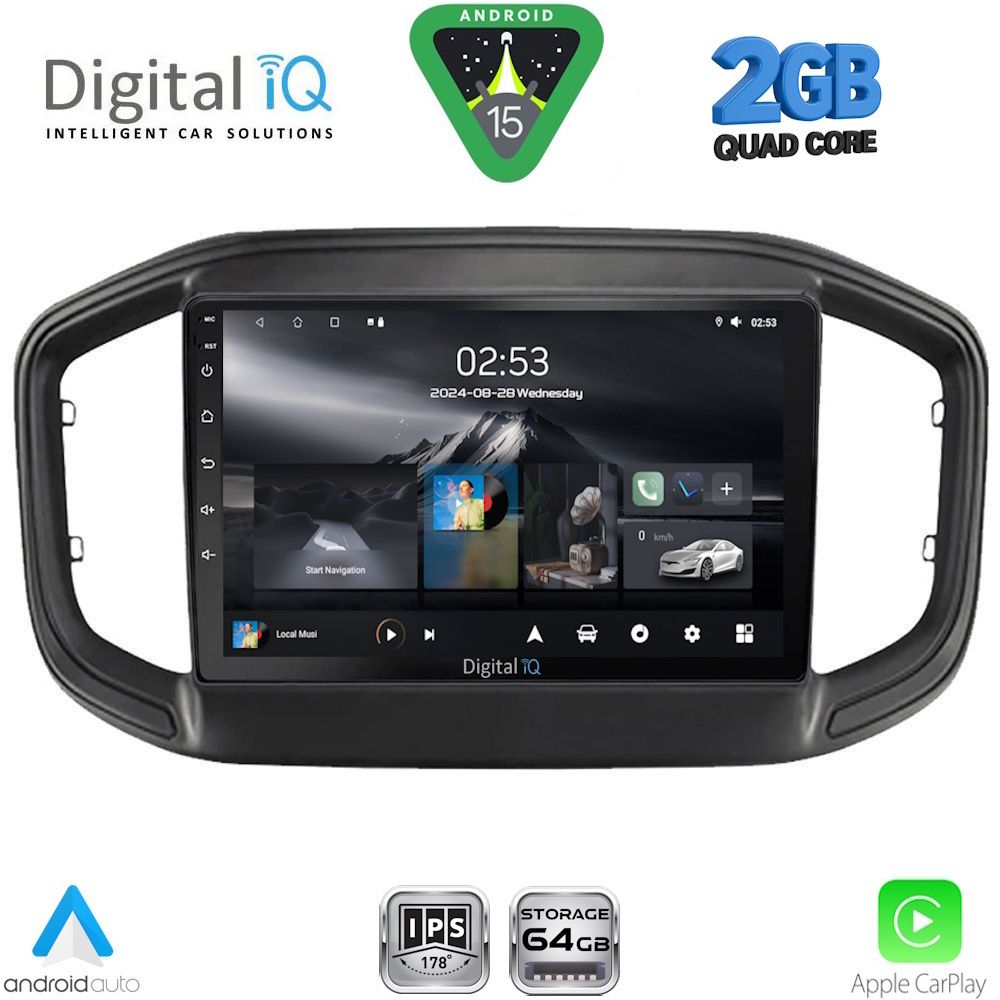 DIGITAL IQ RSD 1147_CPA (9inc) MULTIMEDIA TABLET for FIAT STRADA mod. 2020-2026 - DIGITAL IQ RSD 1147_CPA