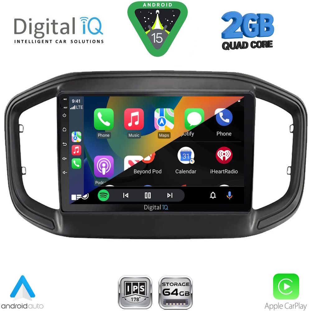DIGITAL IQ RSD 1147_CPA (9inc) MULTIMEDIA TABLET for FIAT STRADA mod. 2020-2026 - DIGITAL IQ RSD 1147_CPA