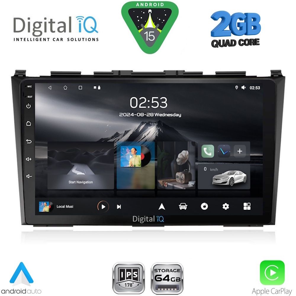 DIGITAL IQ RSD 1197_CPA (9inc) MULTIMEDIA TABLET for HONDA CRV mod. 2006-2012
