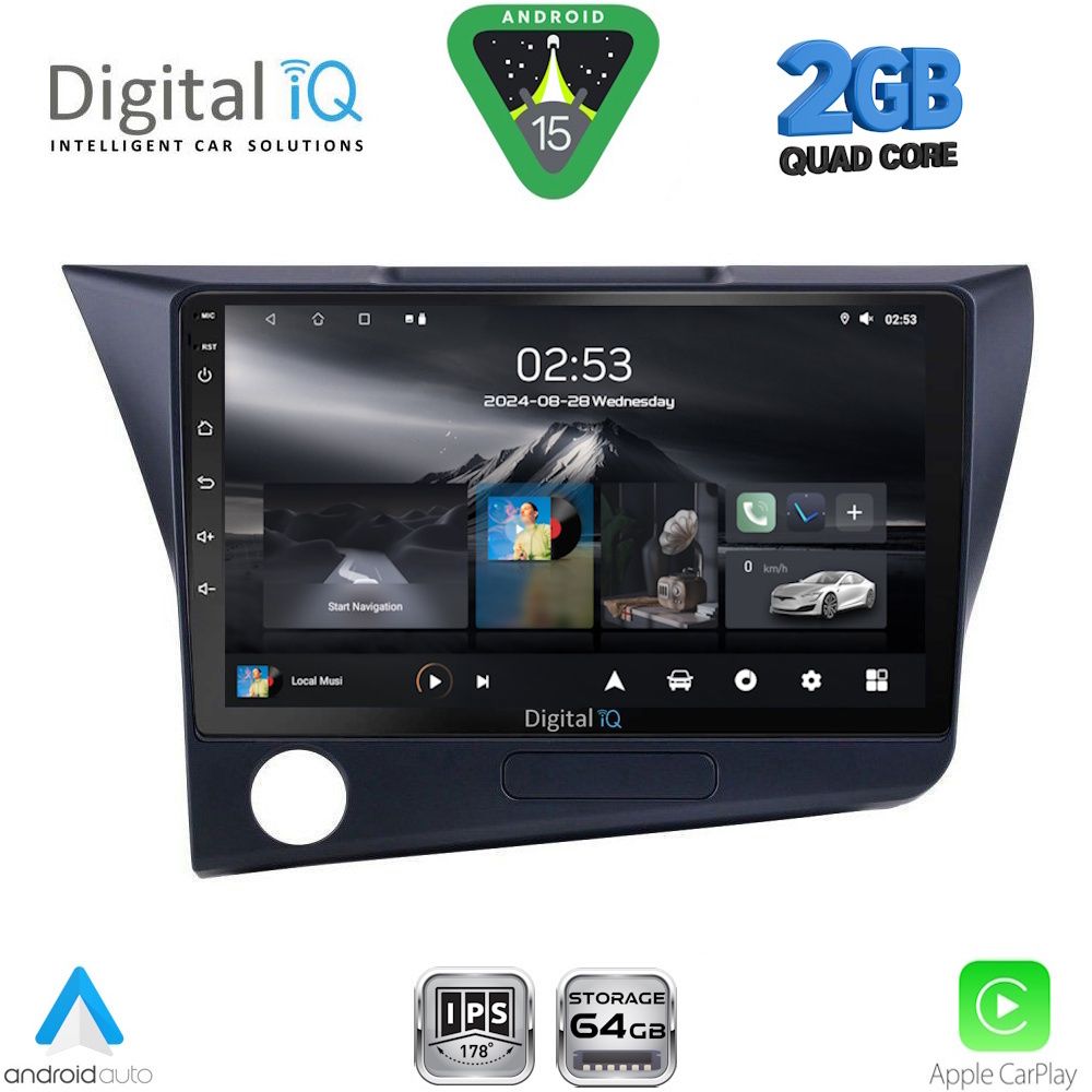 DIGITAL IQ RSD 1203_CPA (9inc) MULTIMEDIA TABLET for HONDA CRZ mod. 2010-2016 - DIGITAL IQ RSD 1203_CPA