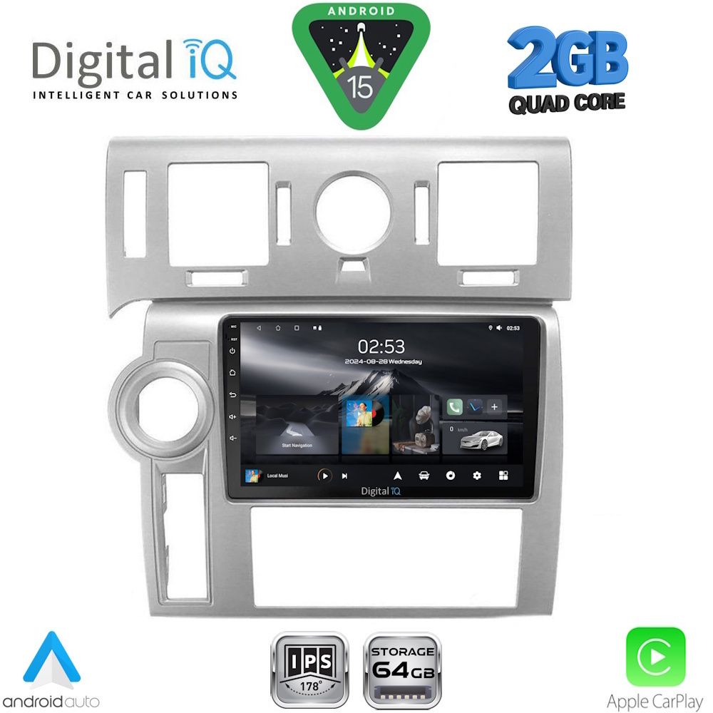 DIGITAL IQ RSD 1216_CPA (9inc) MULTIMEDIA TABLET for HUMMER H2 mod. 2008-2009 - DIGITAL IQ RSD 1216_CPA