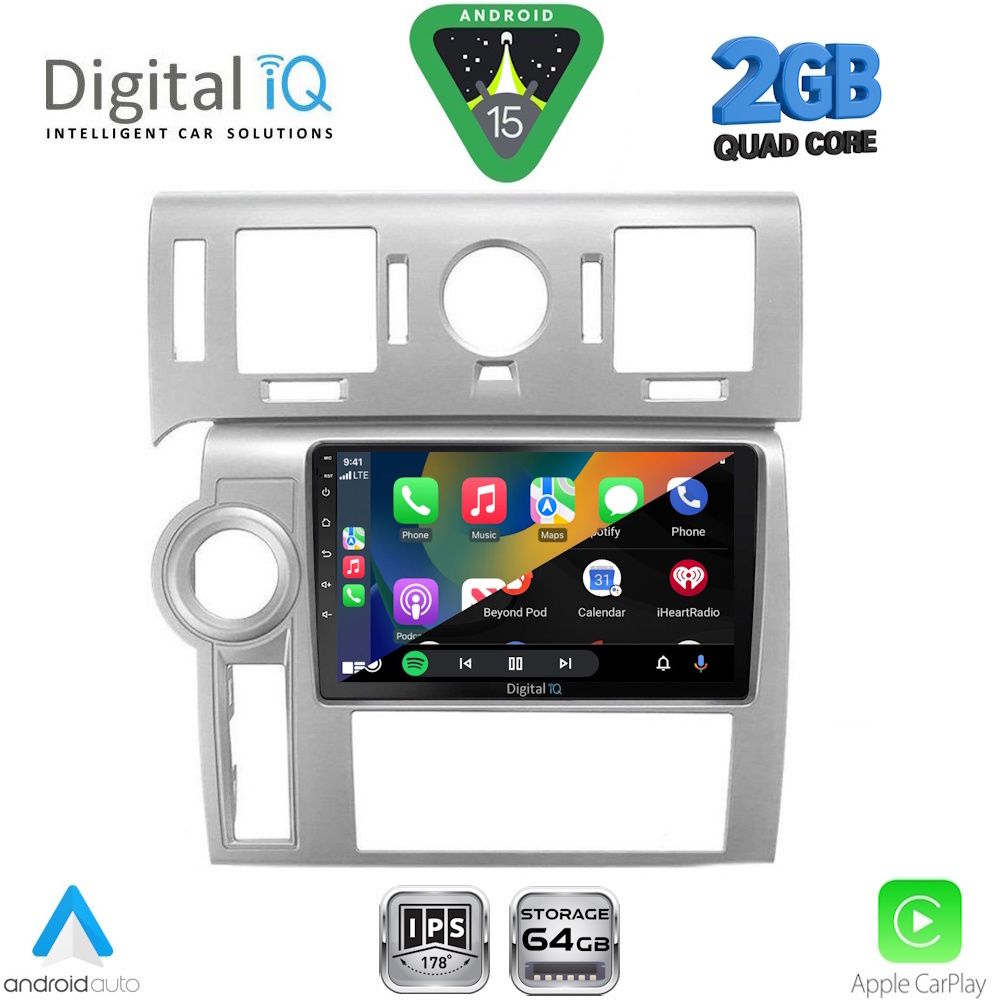 DIGITAL IQ RSD 1216_CPA (9inc) MULTIMEDIA TABLET for HUMMER H2 mod. 2008-2009 - DIGITAL IQ RSD 1216_CPA