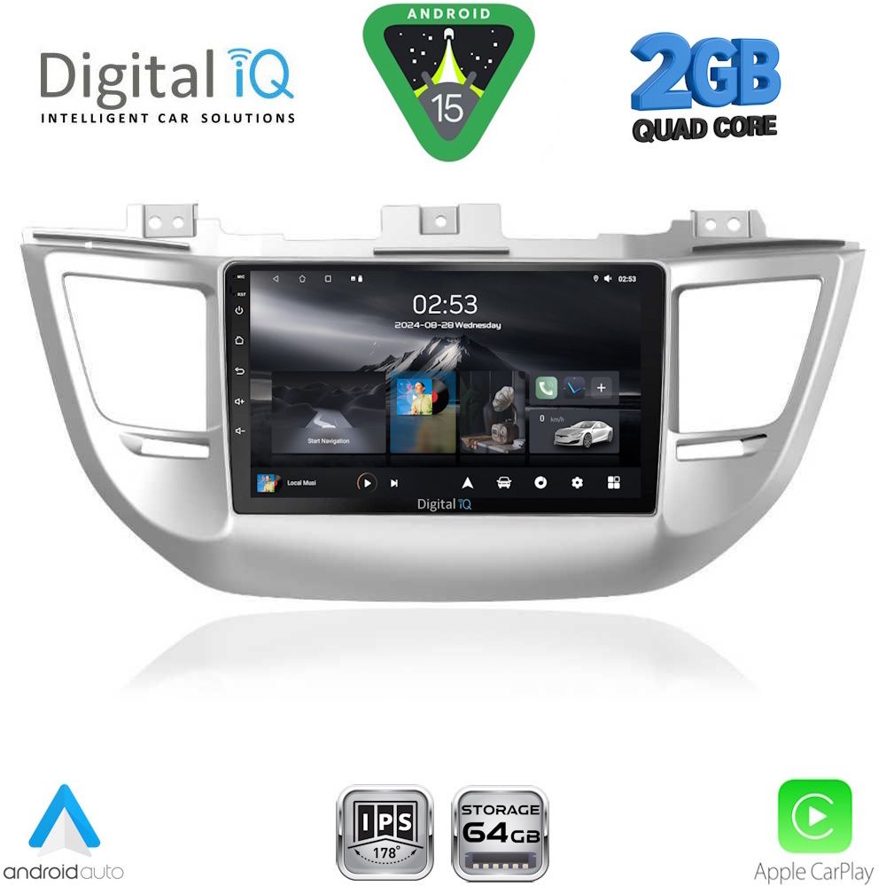 DIGITAL IQ RSD 1243_CPA (9inc) MULTIMEDIA TABLET for HYUNDAI TUCSON  mod. 2015-2019 - DIGITAL IQ RSD 1243_CPA