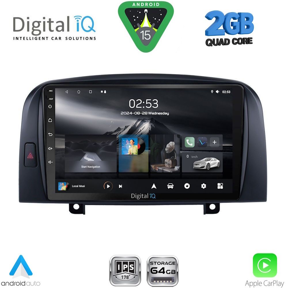 DIGITAL IQ RSD 1248_CPA (9inc) MULTIMEDIA TABLET for HYUNDAI  SONATA mod. 2006-2009 - DIGITAL IQ RSD 1248_CPA