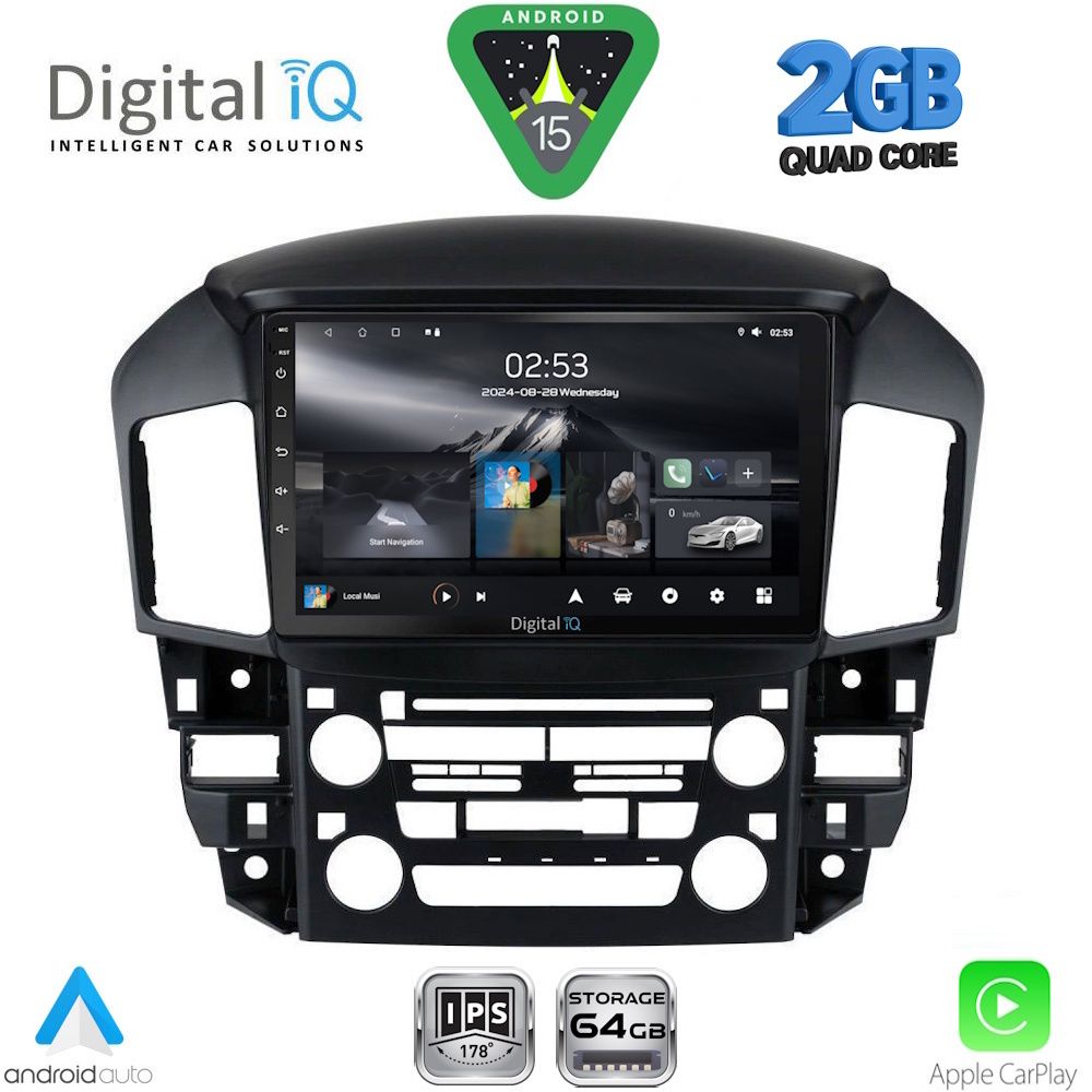 DIGITAL IQ RSD 1344_CPA (9inc) MULTIMEDIA TABLET for LEXUS RX 300 mod. 1998-2003 - DIGITAL IQ RSD 1344_CPA