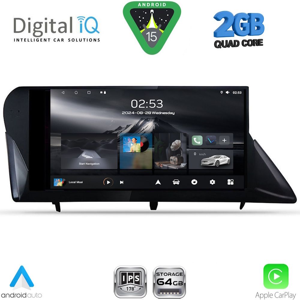 DIGITAL IQ RSD 1346_CPA (9inc) MULTIMEDIA TABLET for LEXUS RX mod. 2009-2014 - DIGITAL IQ RSD 1346_CPA