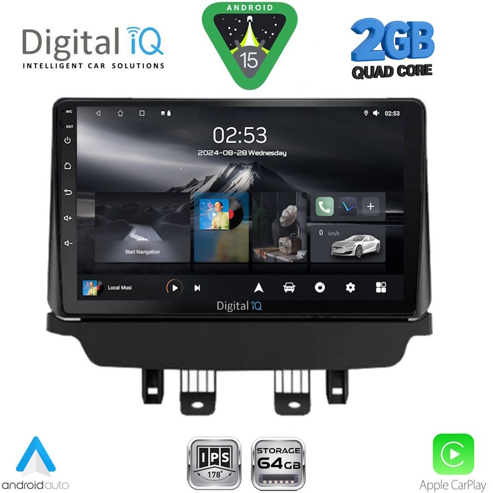DIGITAL IQ RSD 1384_CPA (9inc) MULTIMEDIA TABLET for MAZDA CX3 mod. 2014-2026 - DIGITAL IQ RSD 1384_CPA