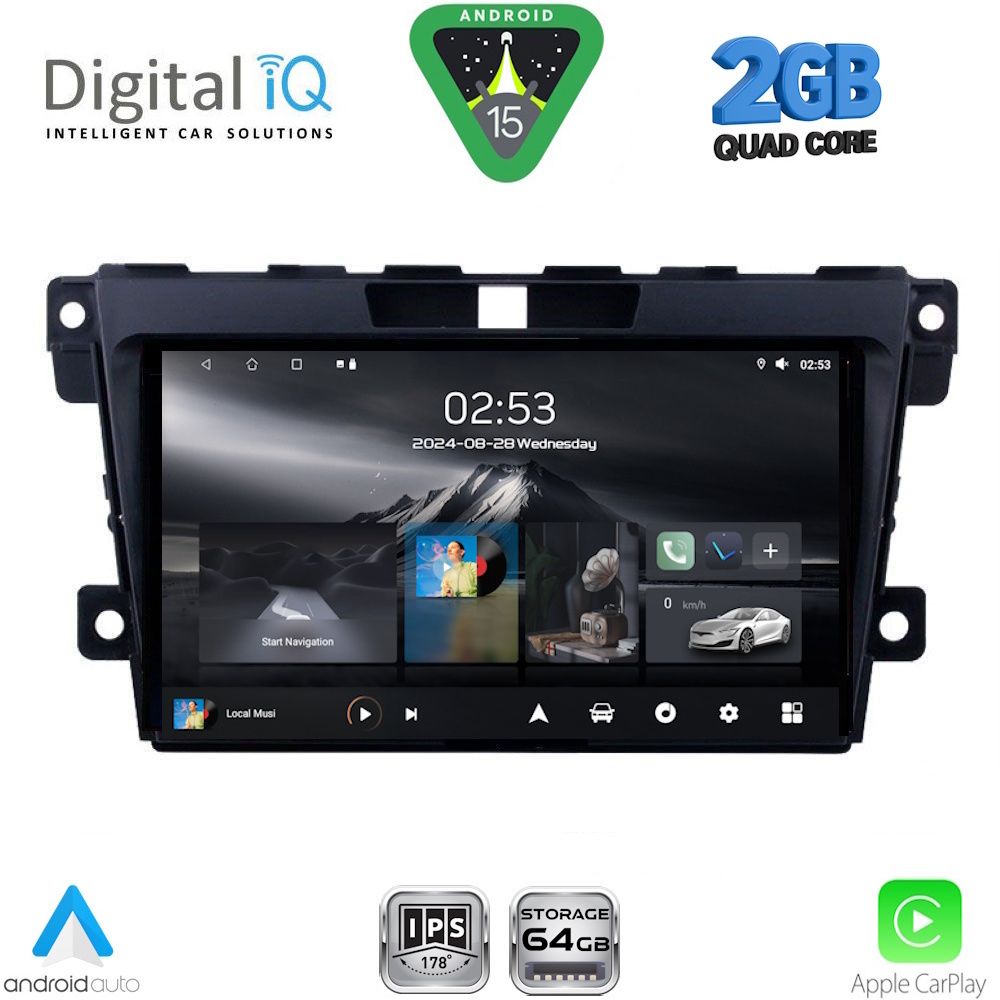 DIGITAL IQ RSD 1389_CPA (9inc) MULTIMEDIA TABLET for MAZDA CX7  mod. 2006-2012 - DIGITAL IQ RSD 1389_CPA