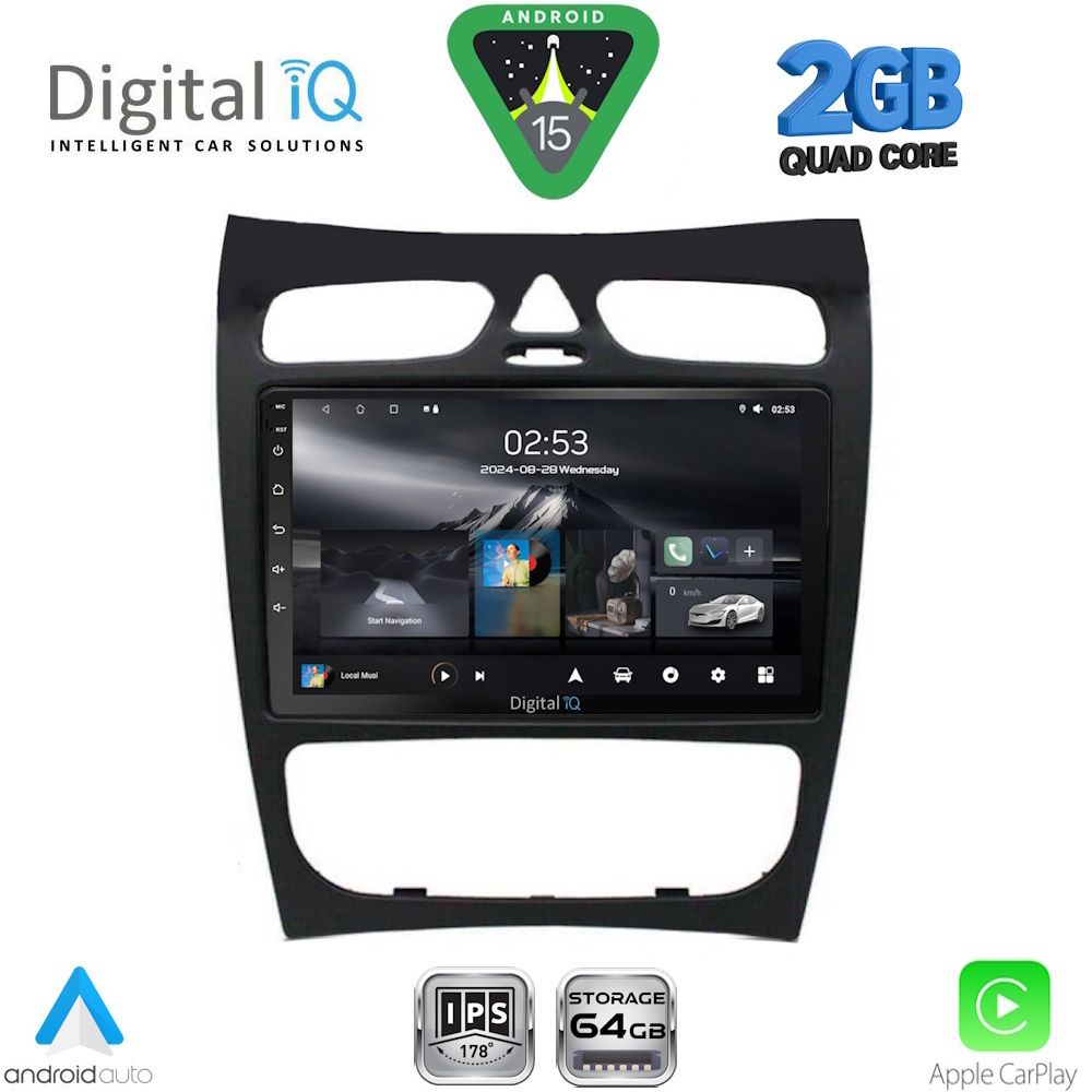DIGITAL IQ RSD 1406_CPA (9inc) MUTIMEDIA TABLET for MERCEDES CLK (W209) mod. 2000-2004 - DIGITAL IQ RSD 1406_CPA