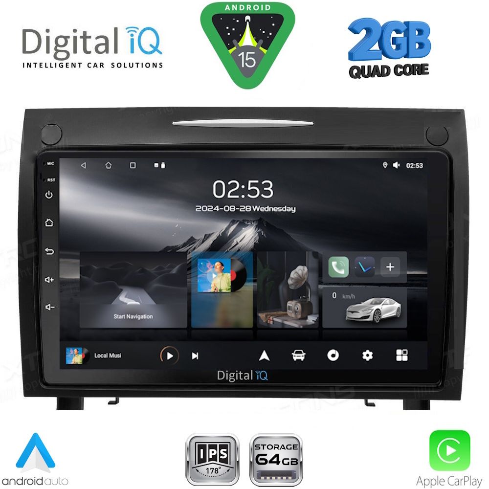 DIGITAL IQ RSD 1419_CPA (9inc) MULTIMEDIA TABLET for MERCEDES SLK R171 mod. 2004-2010 - DIGITAL IQ RSD 1419_CPA