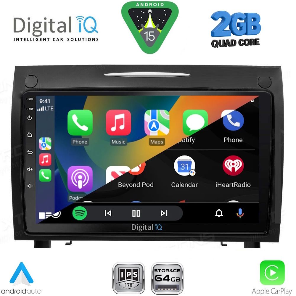 DIGITAL IQ RSD 1419_CPA (9inc) MULTIMEDIA TABLET for MERCEDES SLK R171 mod. 2004-2010 - DIGITAL IQ RSD 1419_CPA