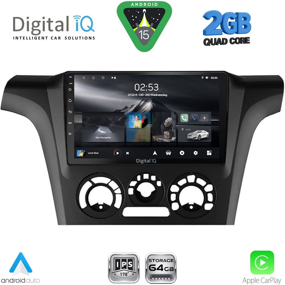 DIGITAL IQ RSD 1441_CPA A/C (9inc) MULTIMEDIA TABLET for MITSUBISHI OUTLANDER mod. 2001-2005 - DIGITAL IQ RSD 1441_CPA_AC