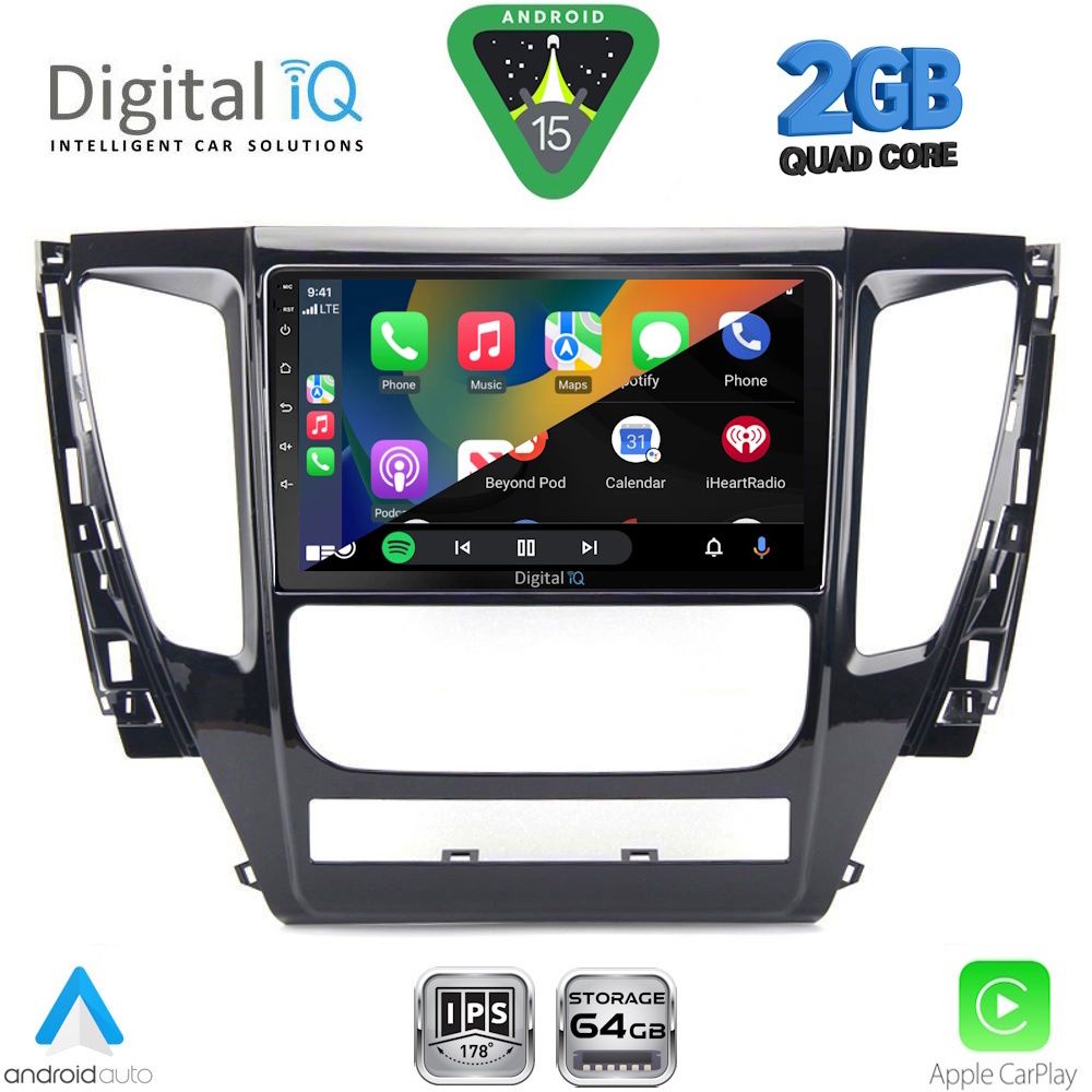 DIGITAL IQ RSD 1447A_CPA (9inc) MULTIMEDIA TABLET for MITSUBISHI PAJERO mod. 2013-2020 - DIGITAL IQ RSD 1447_CPA