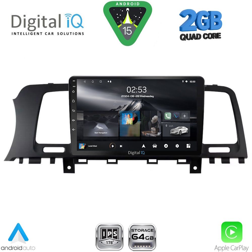 DIGITAL IQ RSD 1462_CPA (9inc) MULTIMEDIA TABLET for NISSAN MURANO mod. 2007-2014 - DIGITAL IQ RSD 1462_CPA