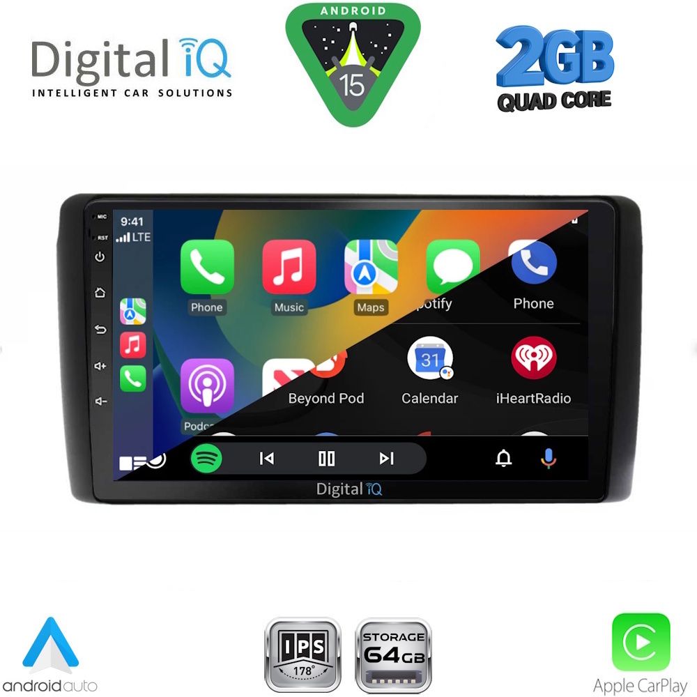 DIGITAL IQ RSD 1472_CPA (9inc) MULTIMEDIA TABLET for NISSAN LEAF mod. 2009-2017 - DIGITAL IQ RSD 1472_CPA