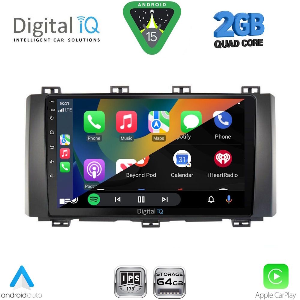 DIGITAL IQ RSD 1568_CPA (9inc) MULTIMEDIA TABLET for SEAT ATECA mod. 2017-2026 - DIGITAL IQ RSD 1568_CPA