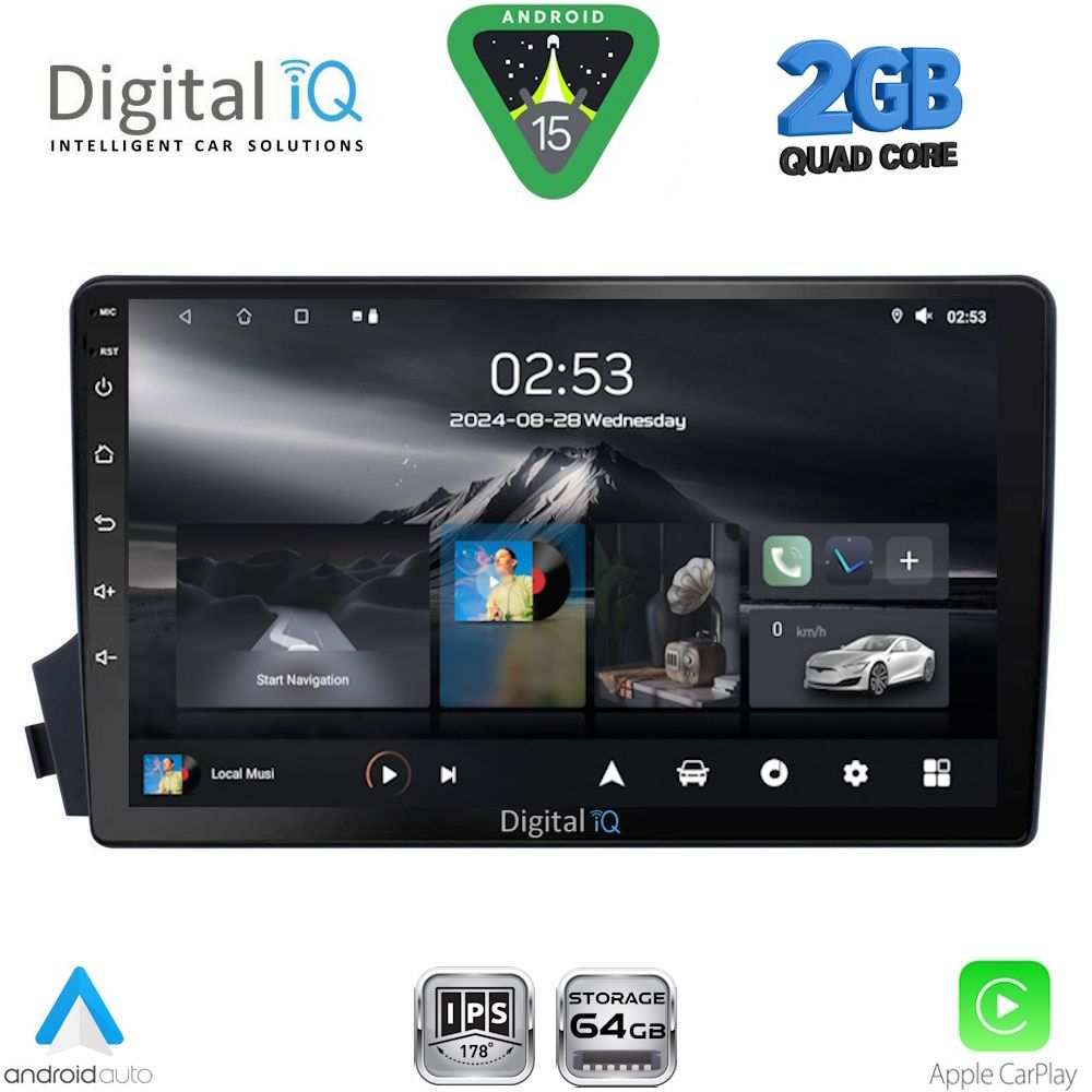 DIGITAL IQ RSD 1650_CPA (9inc) MULTIMEDIA TABLET for SSANGYONG ACTYON - KYRON mod. 2006-2015 - DIGITAL IQ RSD 1650_CPA