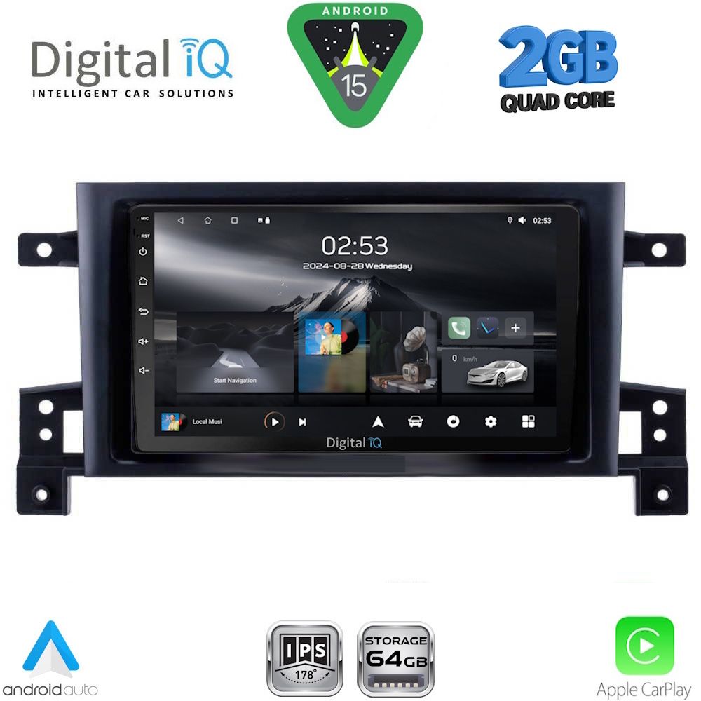 DIGITAL IQ RSD 1696_CPA (9inc) MULTIMEDIA TABLET for SUZUKI GRAND VITARA mod. 2005-2015 - DIGITAL IQ RSD 1696_CPA