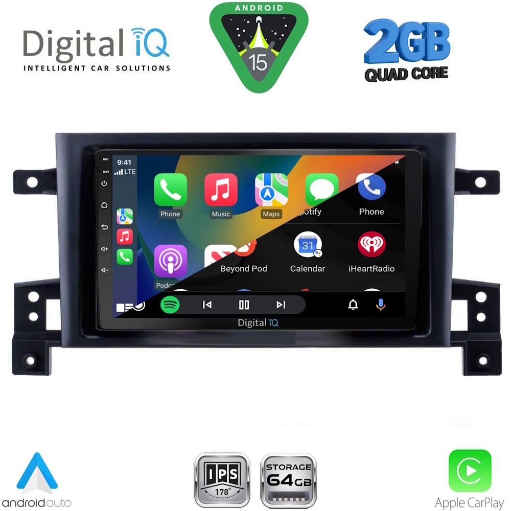 DIGITAL IQ RSD 1696_CPA (9inc) MULTIMEDIA TABLET for SUZUKI GRAND VITARA mod. 2005-2015 - DIGITAL IQ RSD 1696_CPA