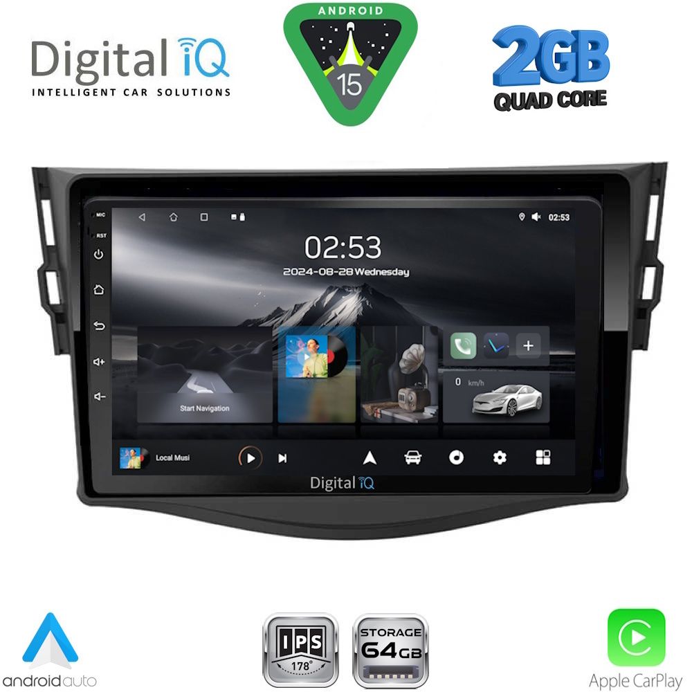 DIGITAL IQ RSD 1731_CPA (9inc) MULTIMEDIA TABLET for TOYOTA RAV 4 mod. 2006-2012 - DIGITAL IQ RSD 1731_CPA