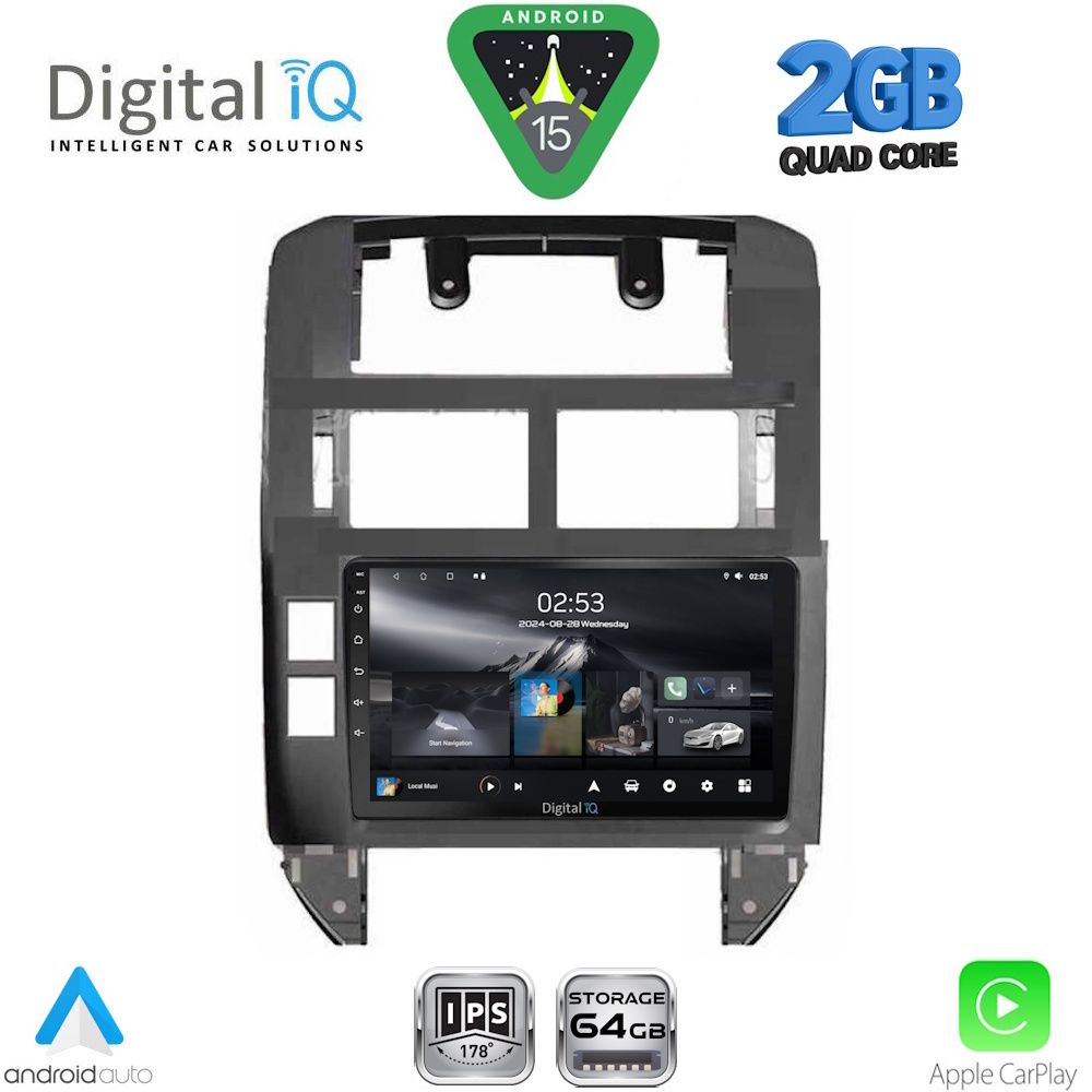 DIGITAL IQ RSD 1755_CPA (9inc) MULTIMEDIA TABLET for VW POLO mod. 2002-2009 - DIGITAL IQ RSD 1755_CPA