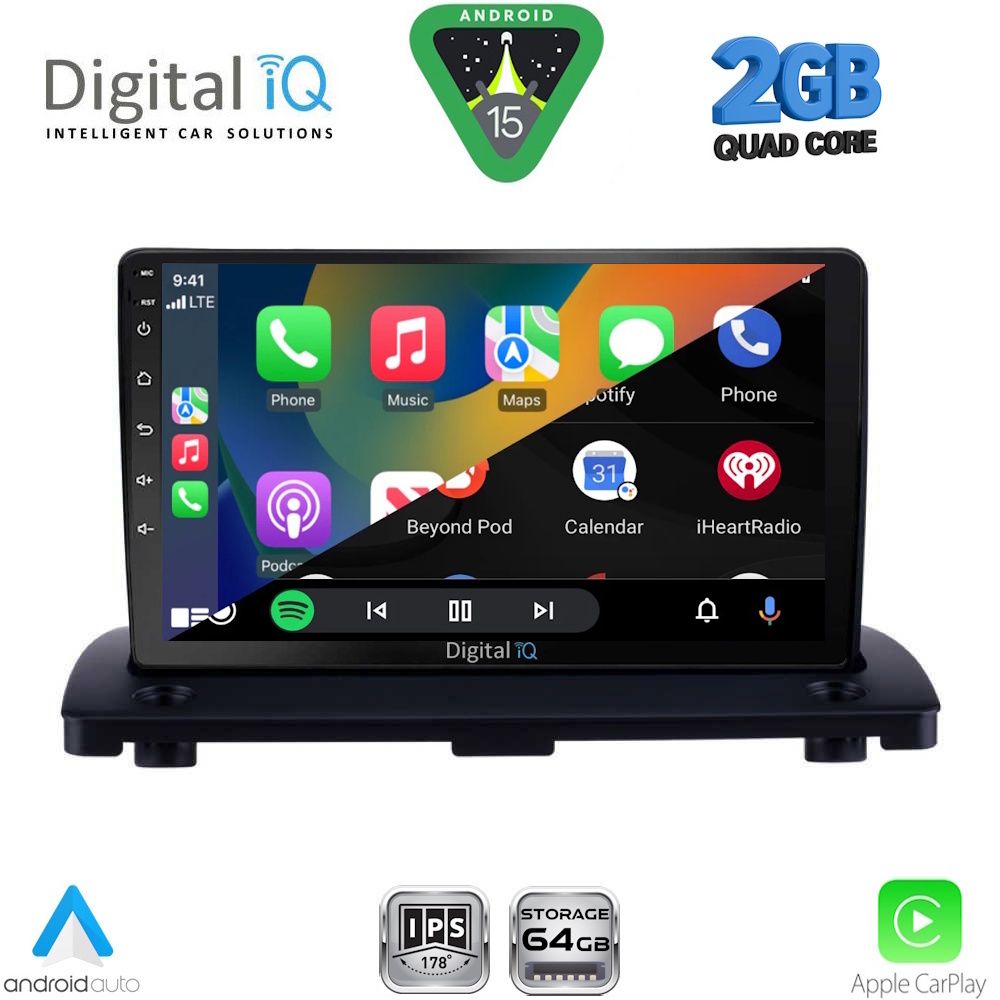 DIGITAL IQ RSD 1789_CPA (9inc) MULTIMEDIA TABLET for VOLVO XC90 mod. 2002-2014 - DIGITAL IQ RSD 1789_CPA