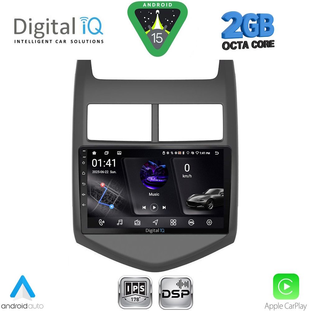 DIGITAL IQ RSF 4074_CPA (9inc) MULTIMEDIA TABLET for CHEVROLET AVEO mod. 2011-2014 - DIGITAL IQ RSF 4074_CPA