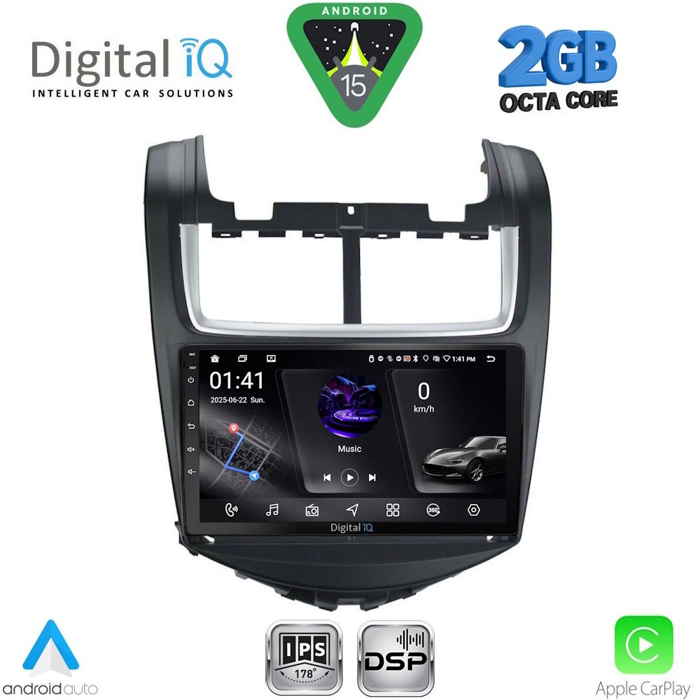 DIGITAL IQ RSF 4075_CPA (9inc) MULTIMEDIA TABLET for CHEVROLET AVEO mod. 2014-2017 - DIGITAL IQ RSF 4075_CPA