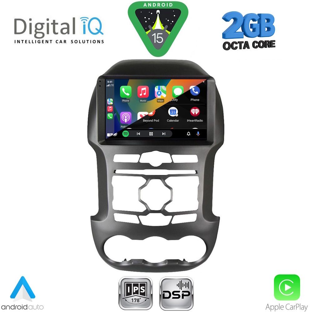 DIGITAL IQ RSF 4171S_CPA (9inc) MULTIMEDIA TABLET for FORD RANGER mod. 2011-2015 - DIGITAL IQ RSF 4171S_CPA