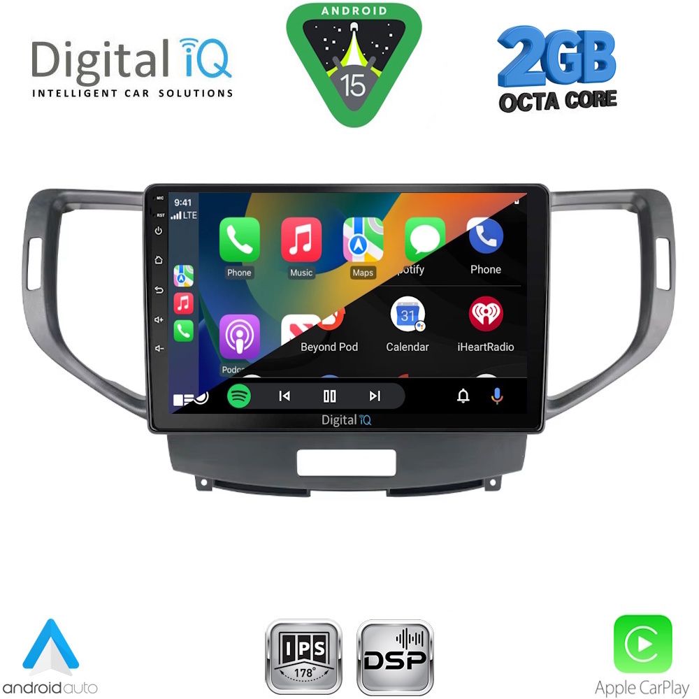 DIGITAL IQ RSF 4183_CPA (9inc) MULTIMEDIA TABLET for HONDA ACCORD mod. 2008-2013 - DIGITAL IQ RSF 4183_CPA
