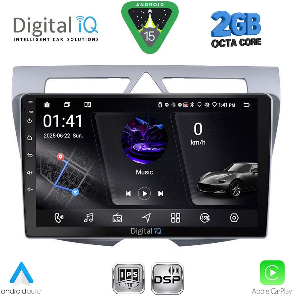 DIGITAL IQ RSF 4307_CPA (9inc) MULTIMEDIA TABLET for KIA PICANTO mod. 2008-2011
